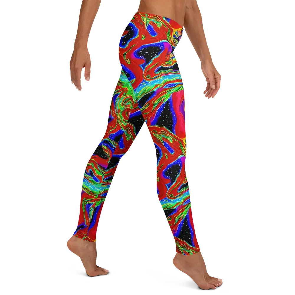 Galactic Torrent on Leggings — Right