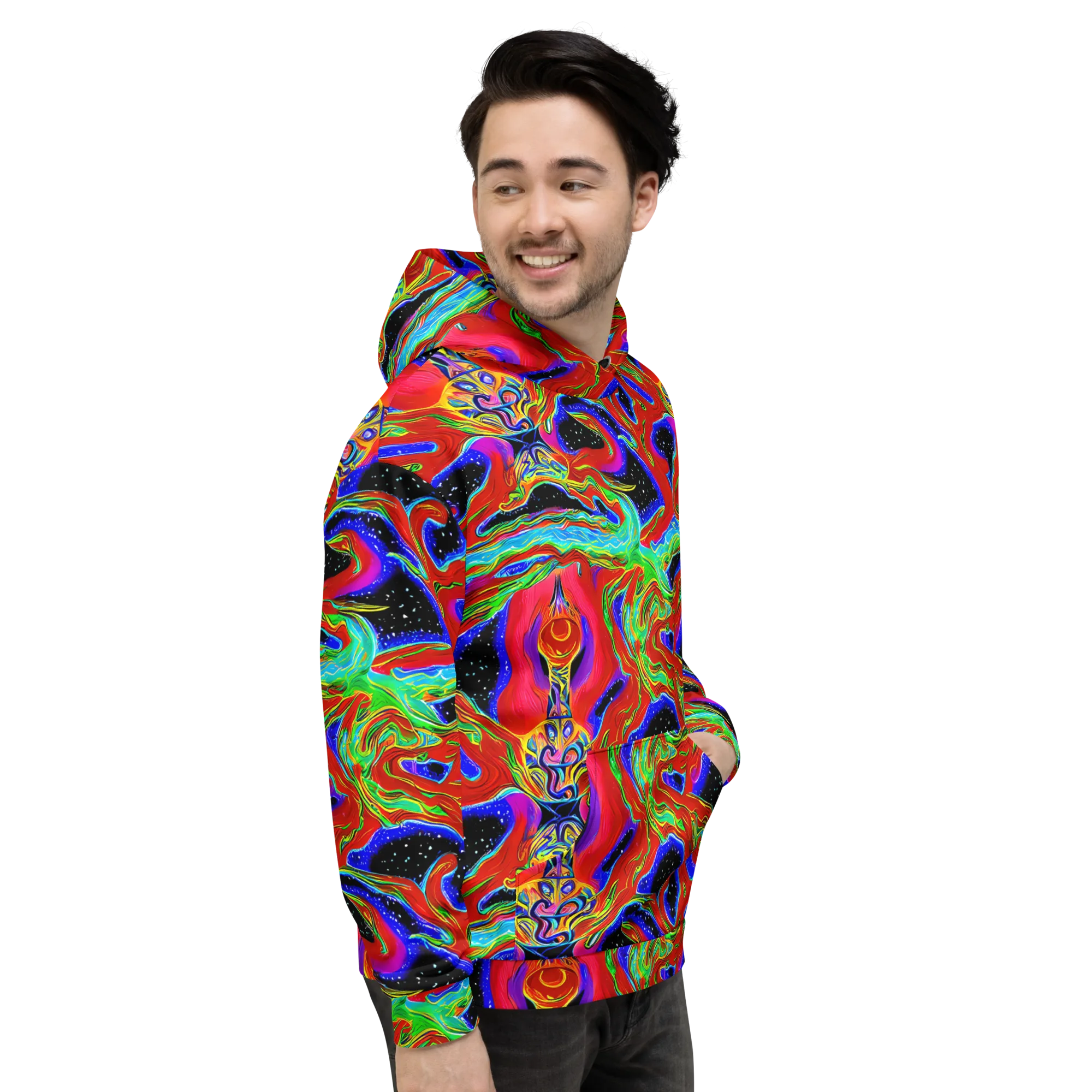 Galactic Torrent on Hoodie — Right