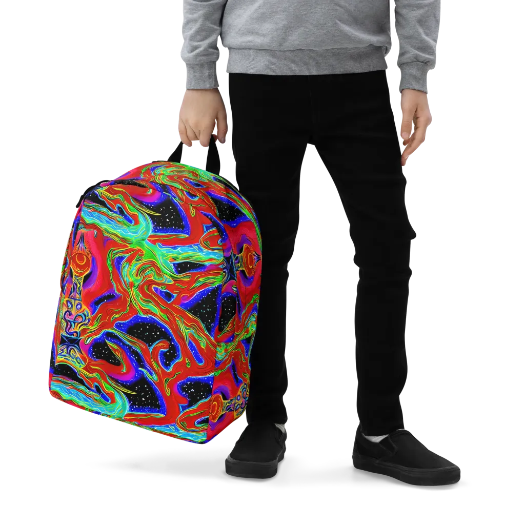 Galactic Torrent on Minimalist Backpack — Zoomed-in