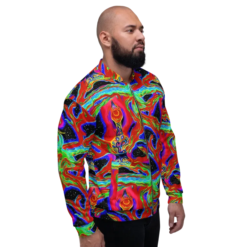 Galactic Torrent on Bomber Jacket — Right