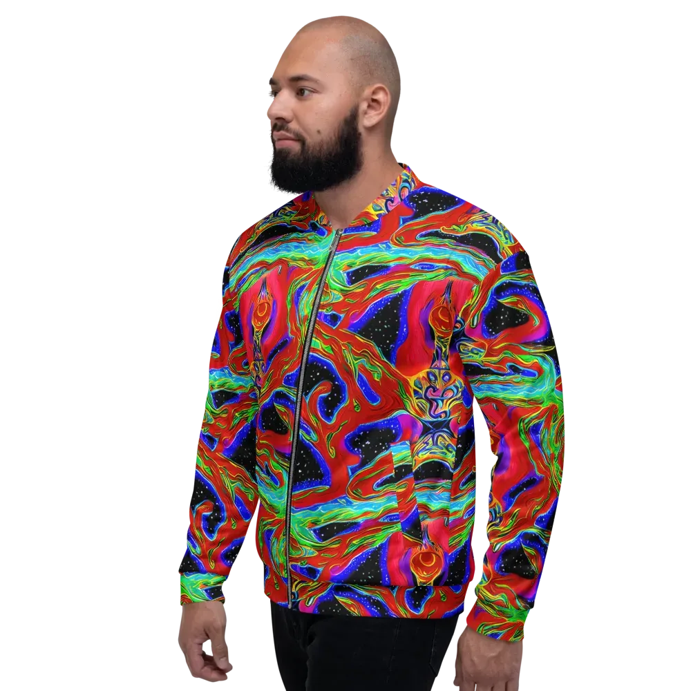Galactic Torrent on Bomber Jacket — Left