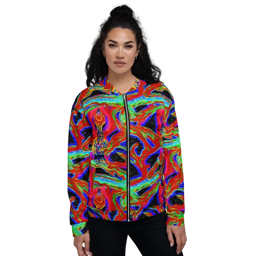 Galactic Torrent on Bomber Jacket — Front