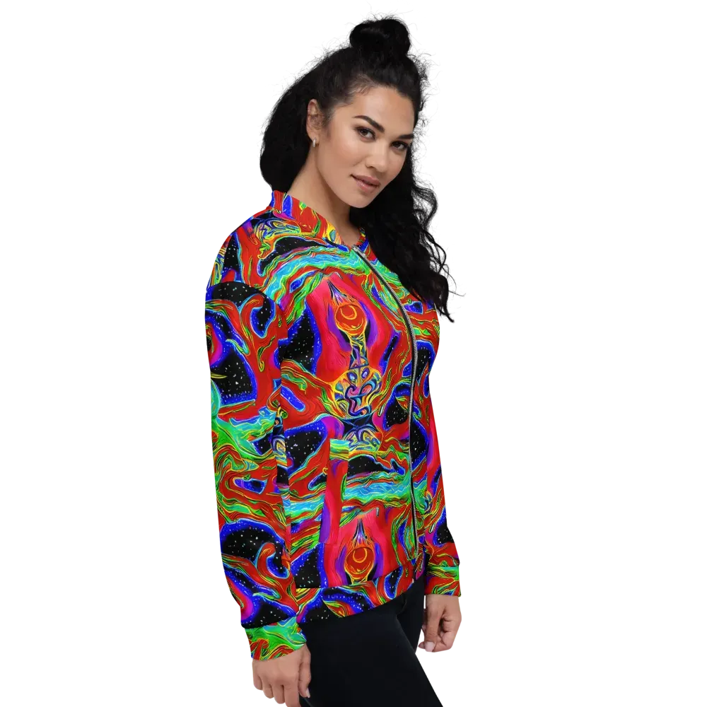Galactic Torrent on Bomber Jacket — Right
