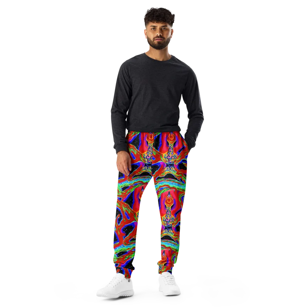 Galactic Torrent on Men's Joggers — Front