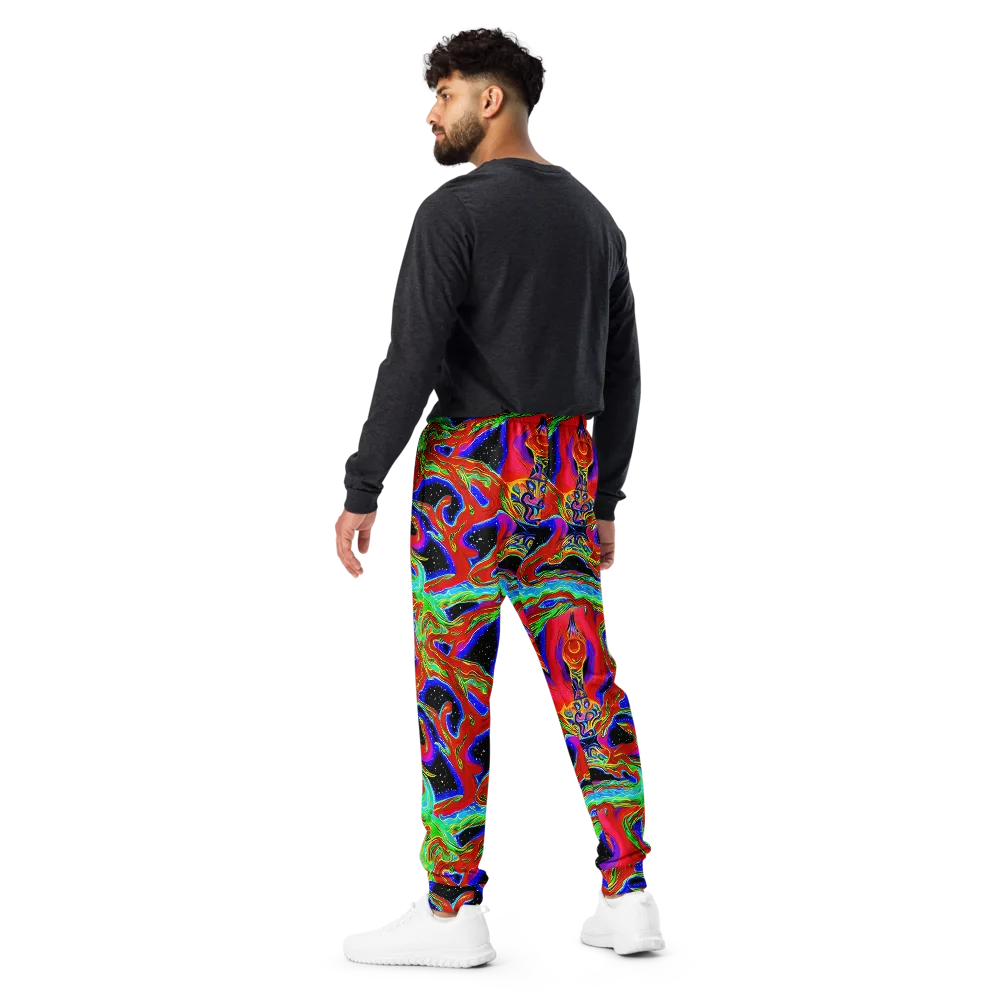 Galactic Torrent on Men's Joggers — Back