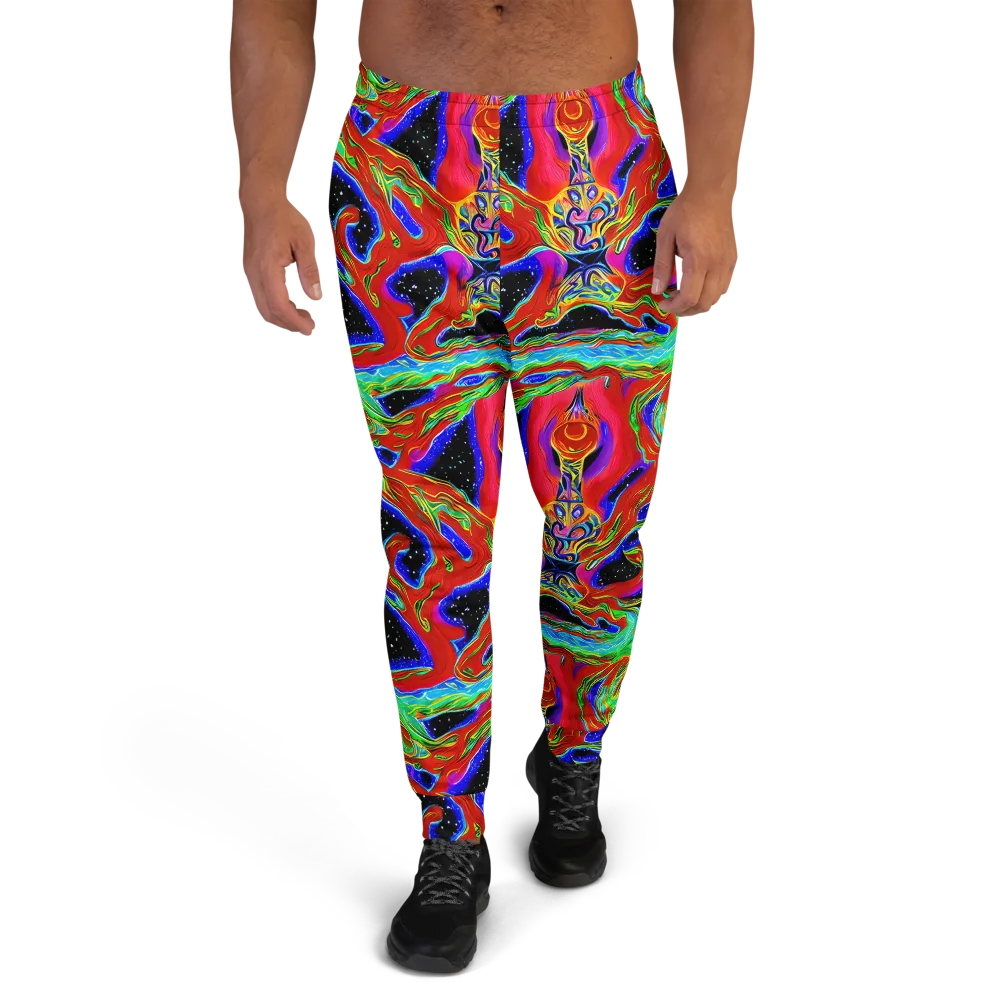 Galactic Torrent on Men's Joggers — Front