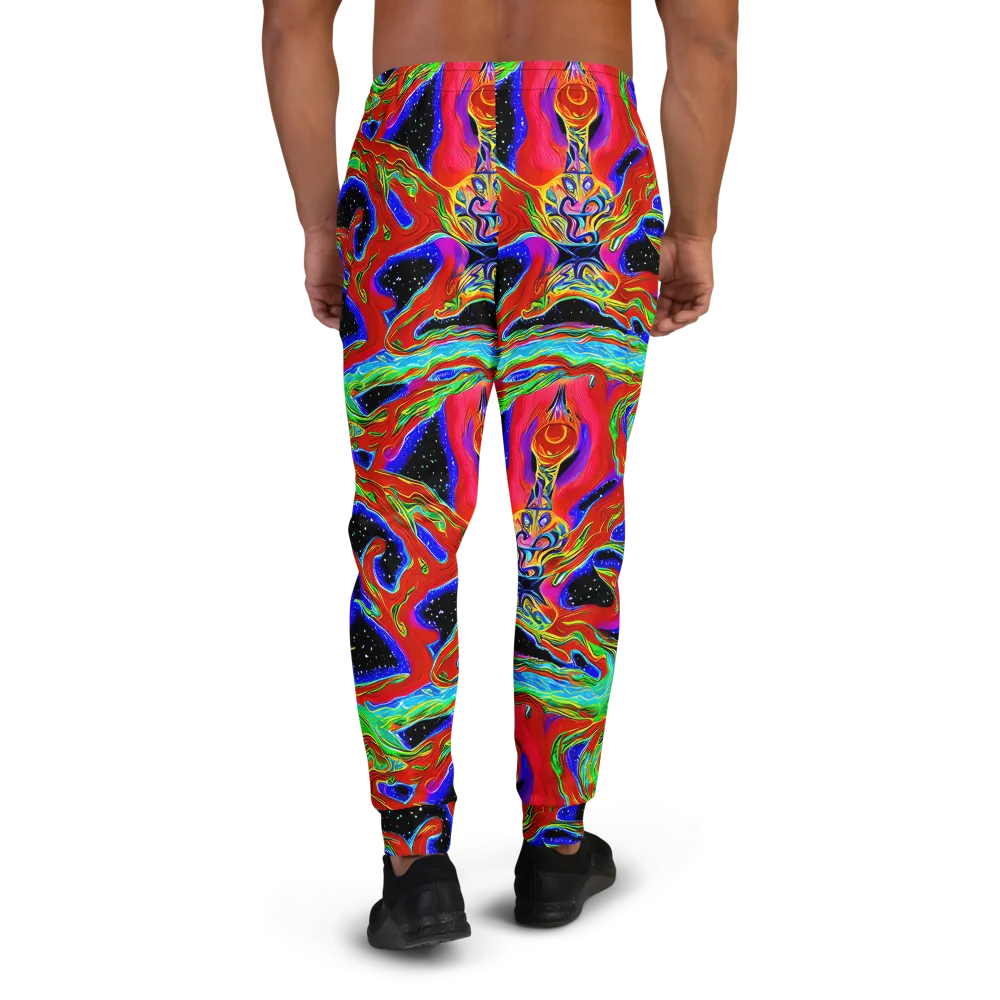 Galactic Torrent on Men's Joggers — Back
