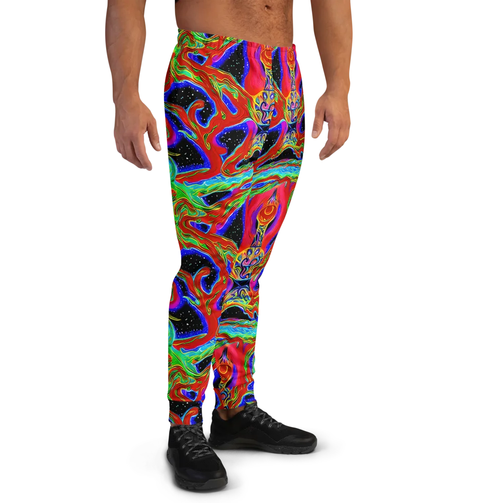 Galactic Torrent on Men's Joggers — Right