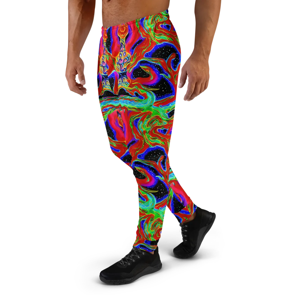 Galactic Torrent on Men's Joggers — Left