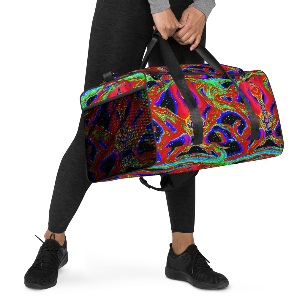 Galactic Torrent on Duffle Bag — Right Front