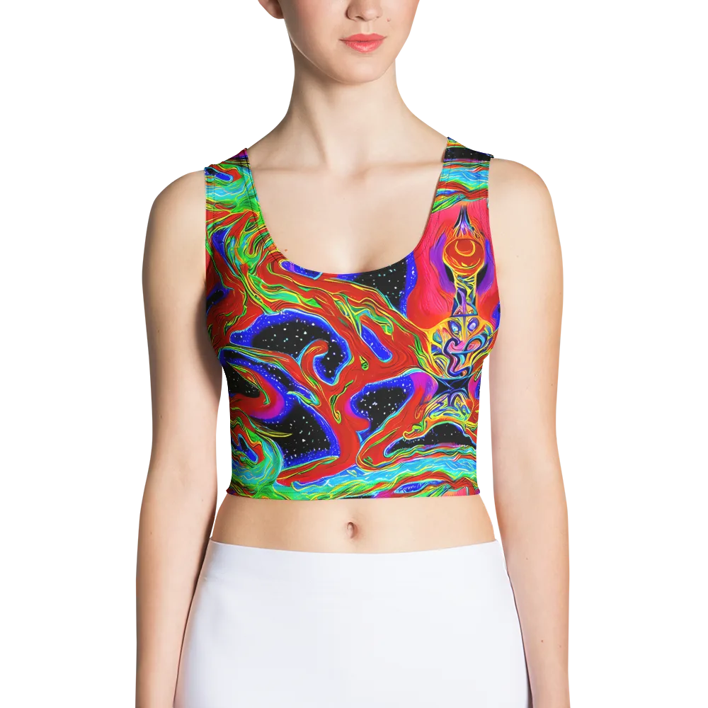 Galactic Torrent on Crop Top — Front