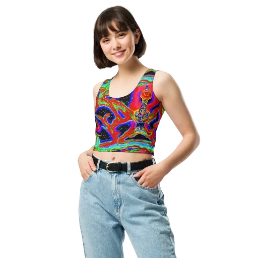 Galactic Torrent on a Crop Top