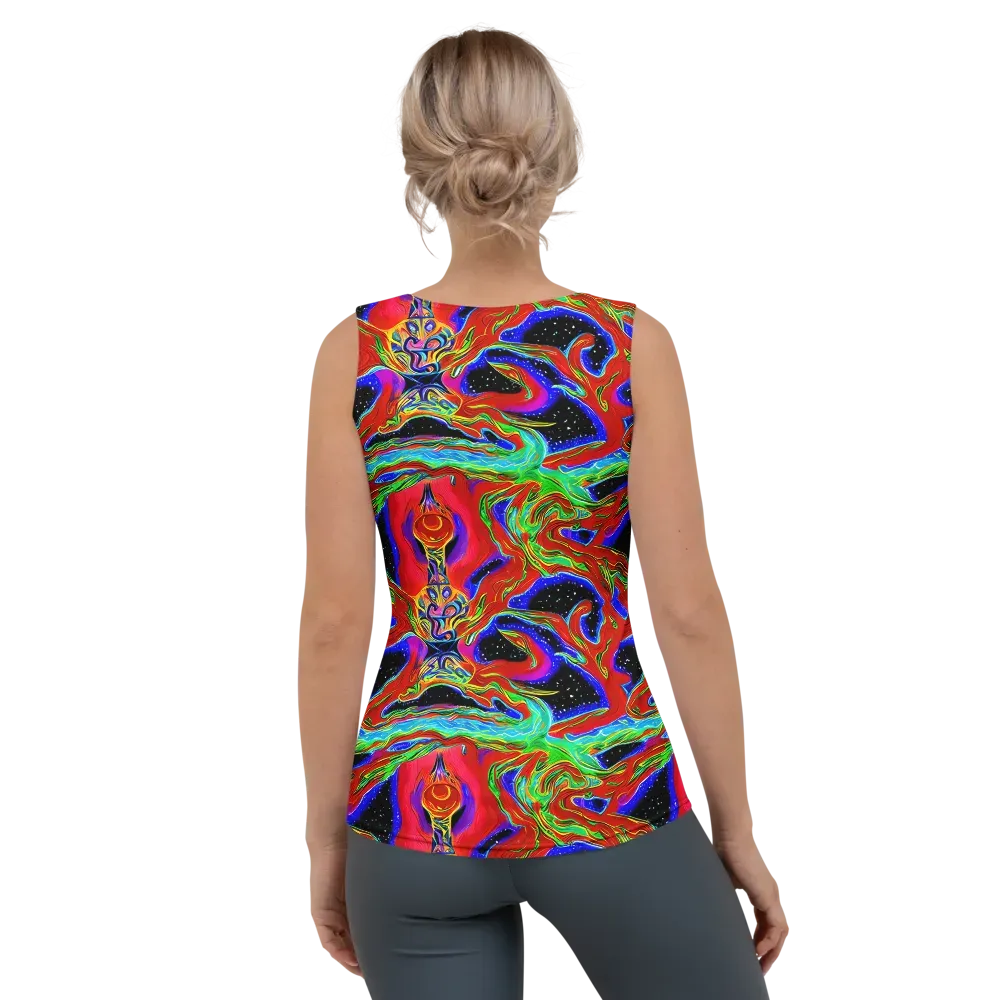 Galactic Torrent on Women's Tank Top — Back