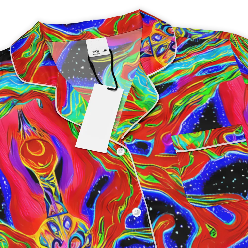 Galactic Torrent on Women's Short Sleeve Pajama Top — Product details