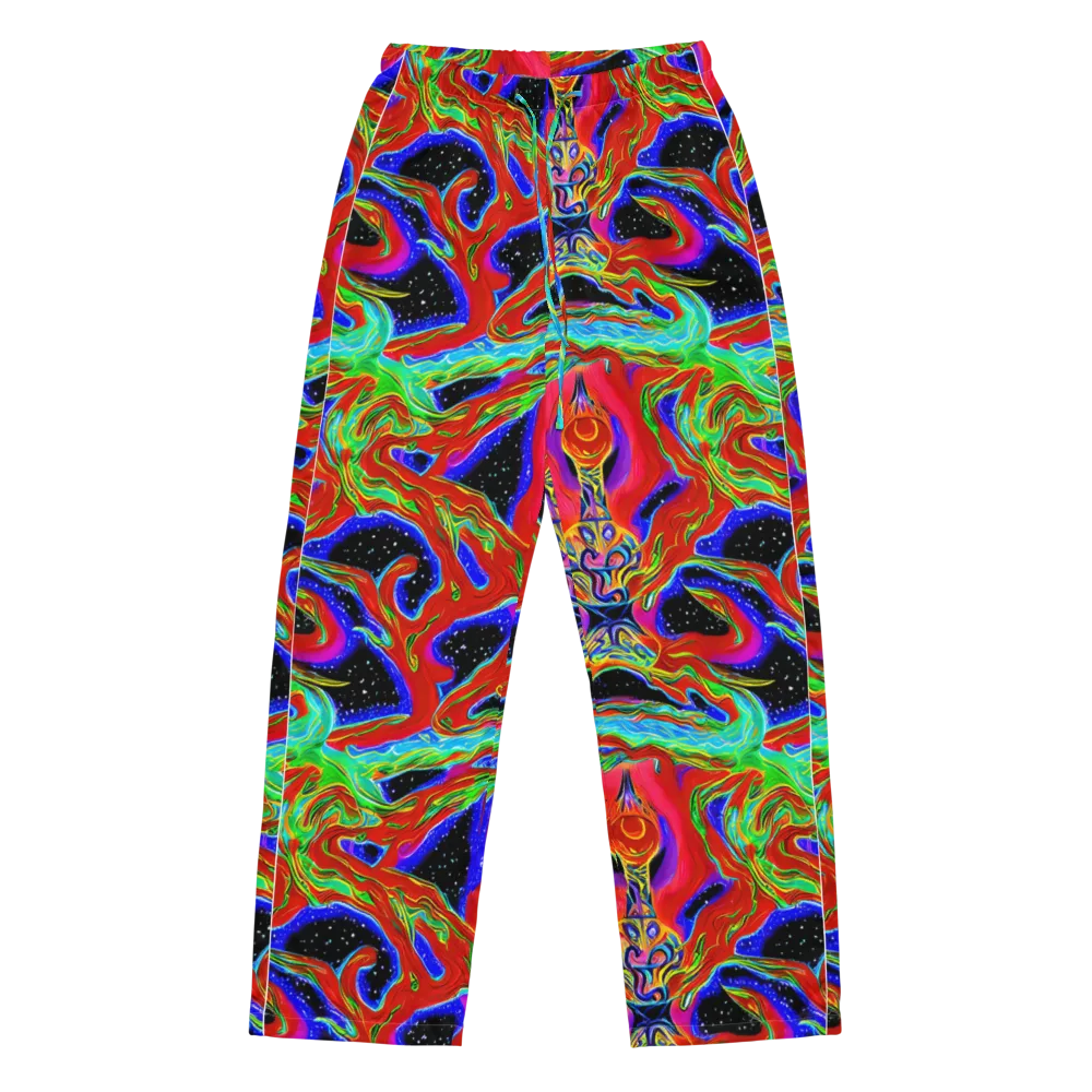 Galactic Torrent on Women's Pajama Pants — Front