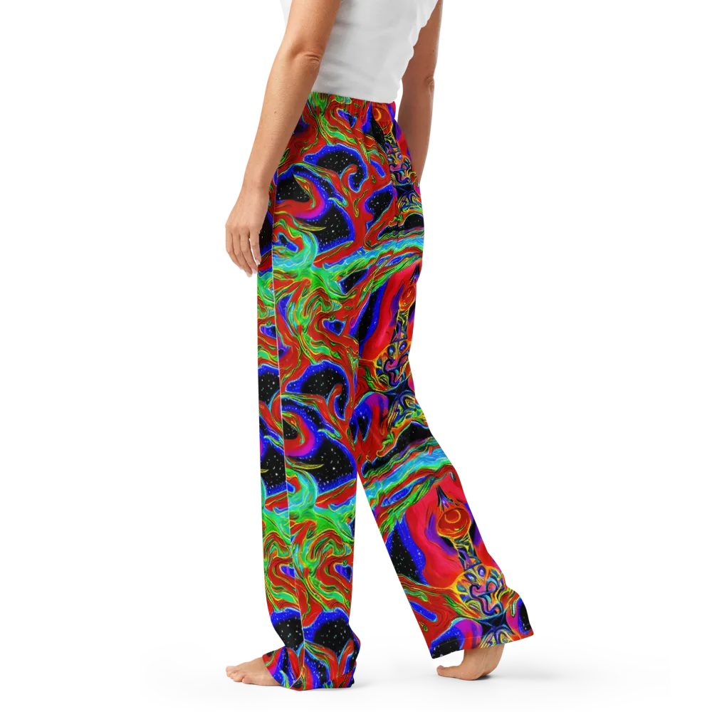 Galactic Torrent on Women's Pajama Pants — Left