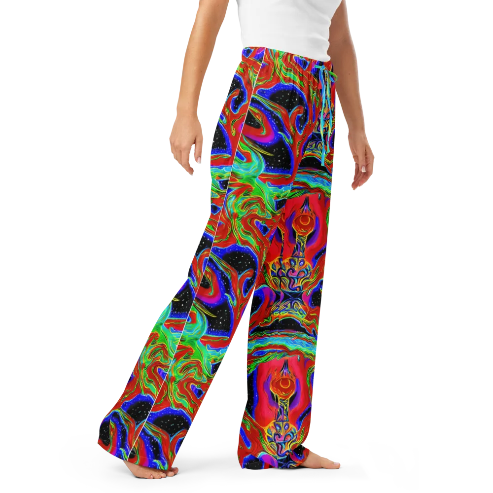 Galactic Torrent on Women's Pajama Pants — Right Front