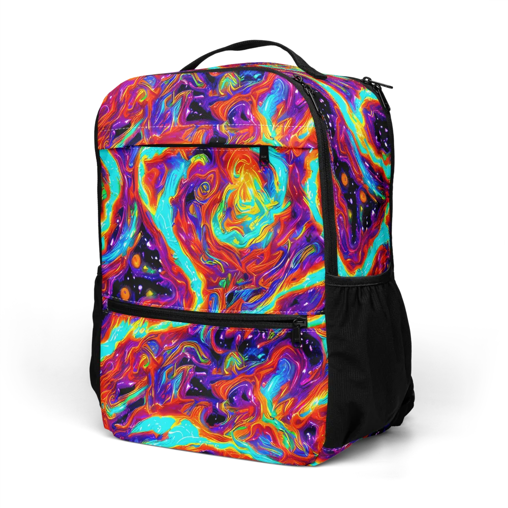 Spectrum On Fire on Utility Backpack — Left Front