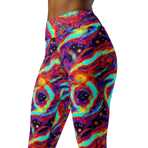 Spectrum On Fire on a Yoga Leggings