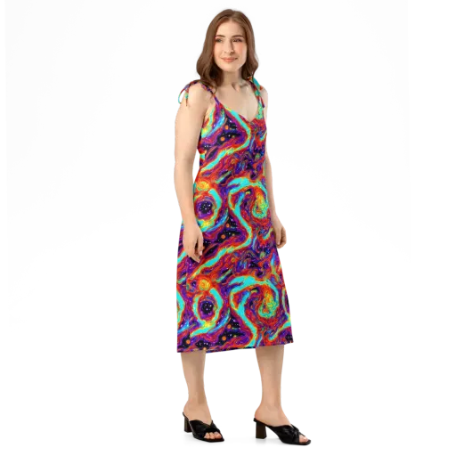 Spectrum On Fire on a Slip Dress