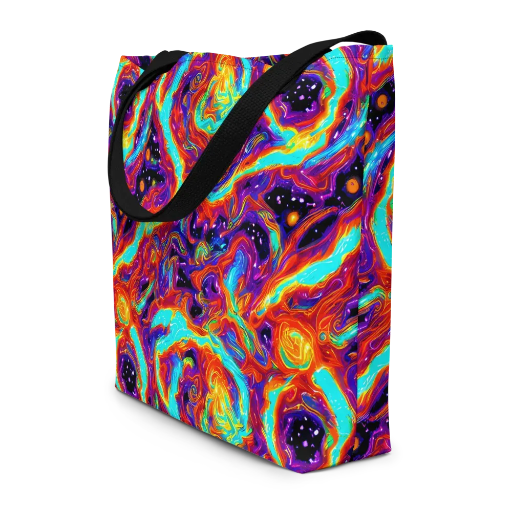 Spectrum On Fire on Large Tote Bag W/ Pocket — Front
