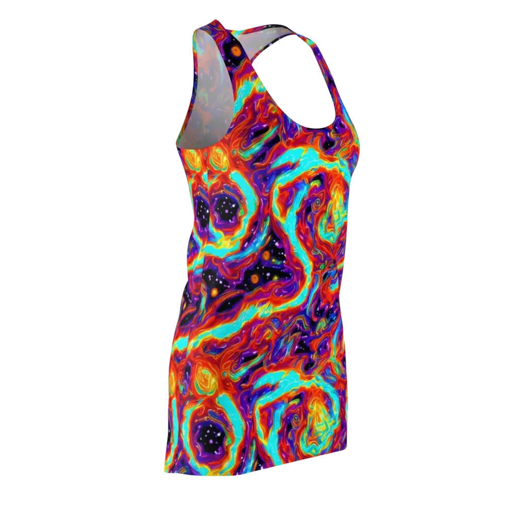 Spectrum On Fire on Racerback Dress — Front Side