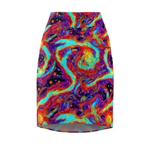 Spectrum On Fire on a Pencil Skirt