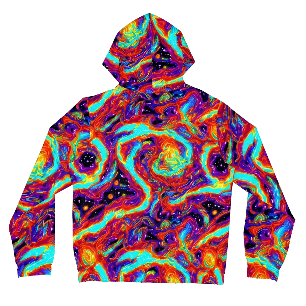 Spectrum On Fire on Women's Full-Zip Hoodie — Back