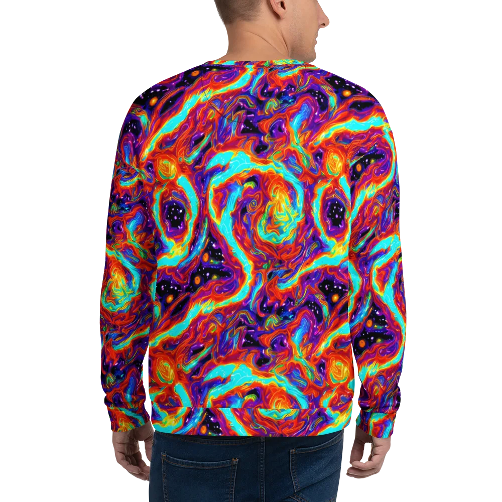 Spectrum On Fire on Sweatshirt — Back
