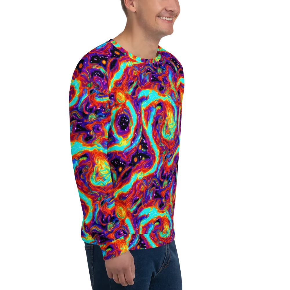 Spectrum On Fire on Sweatshirt — Right Front