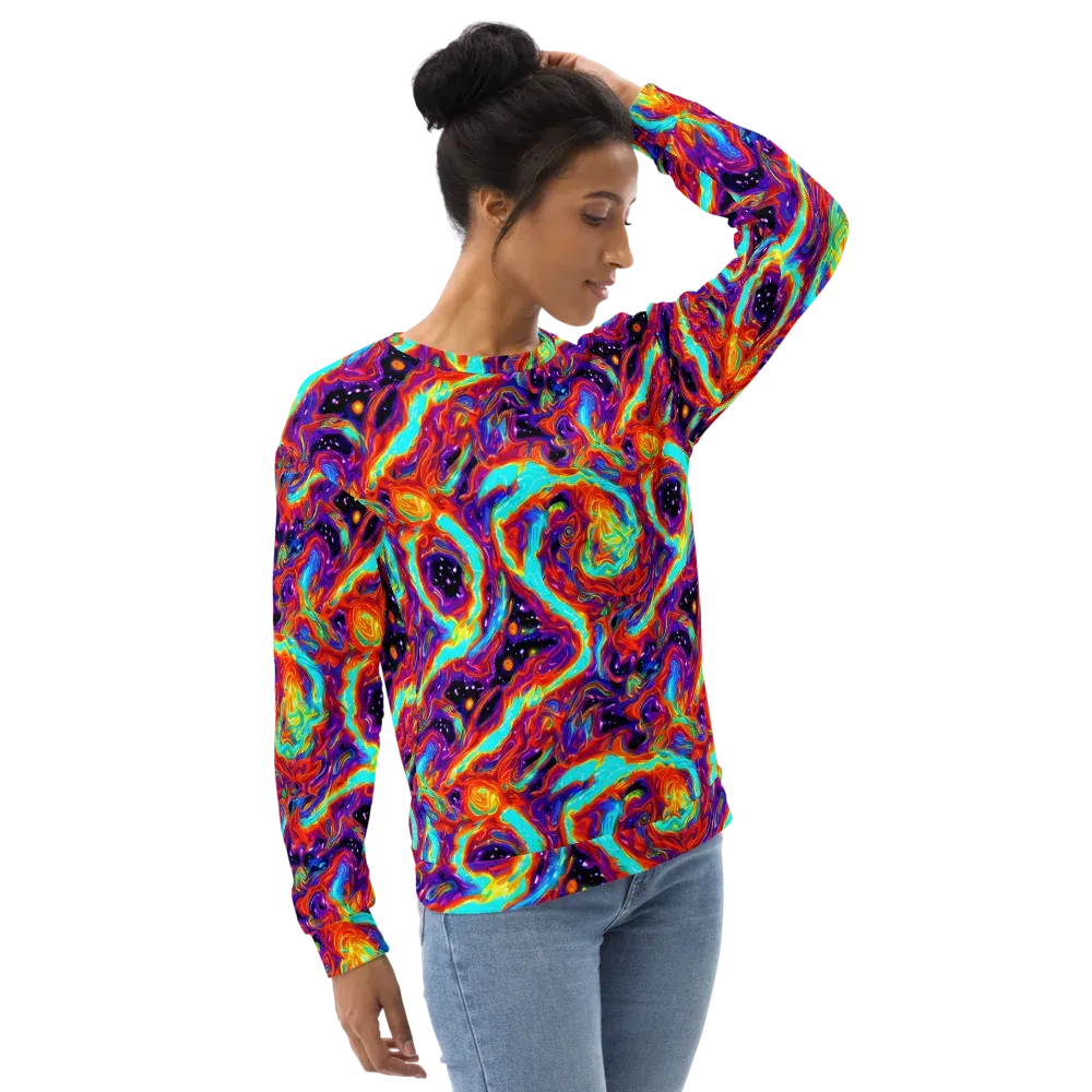 Spectrum On Fire on Sweatshirt — Right Front
