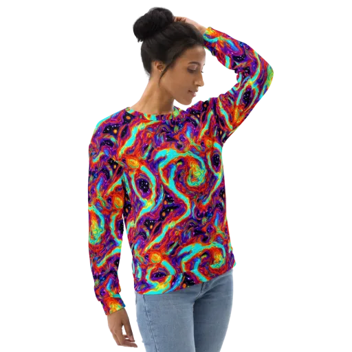 Spectrum On Fire on a Sweatshirt