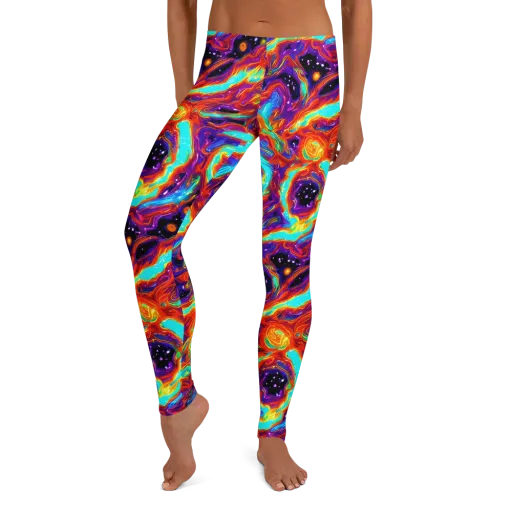 Spectrum On Fire on a Leggings