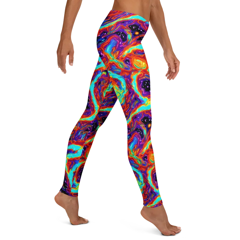Spectrum On Fire on Leggings — Right