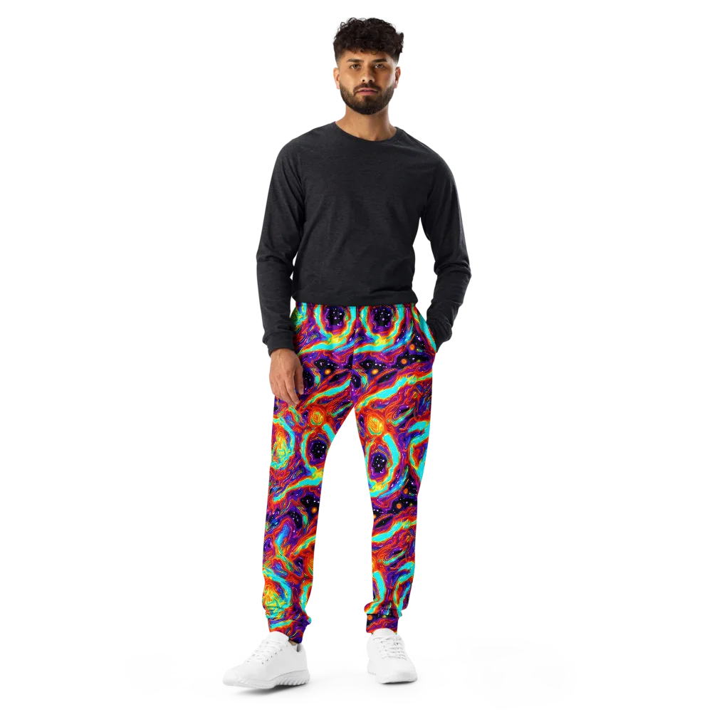 Spectrum On Fire on Men's Joggers — Front