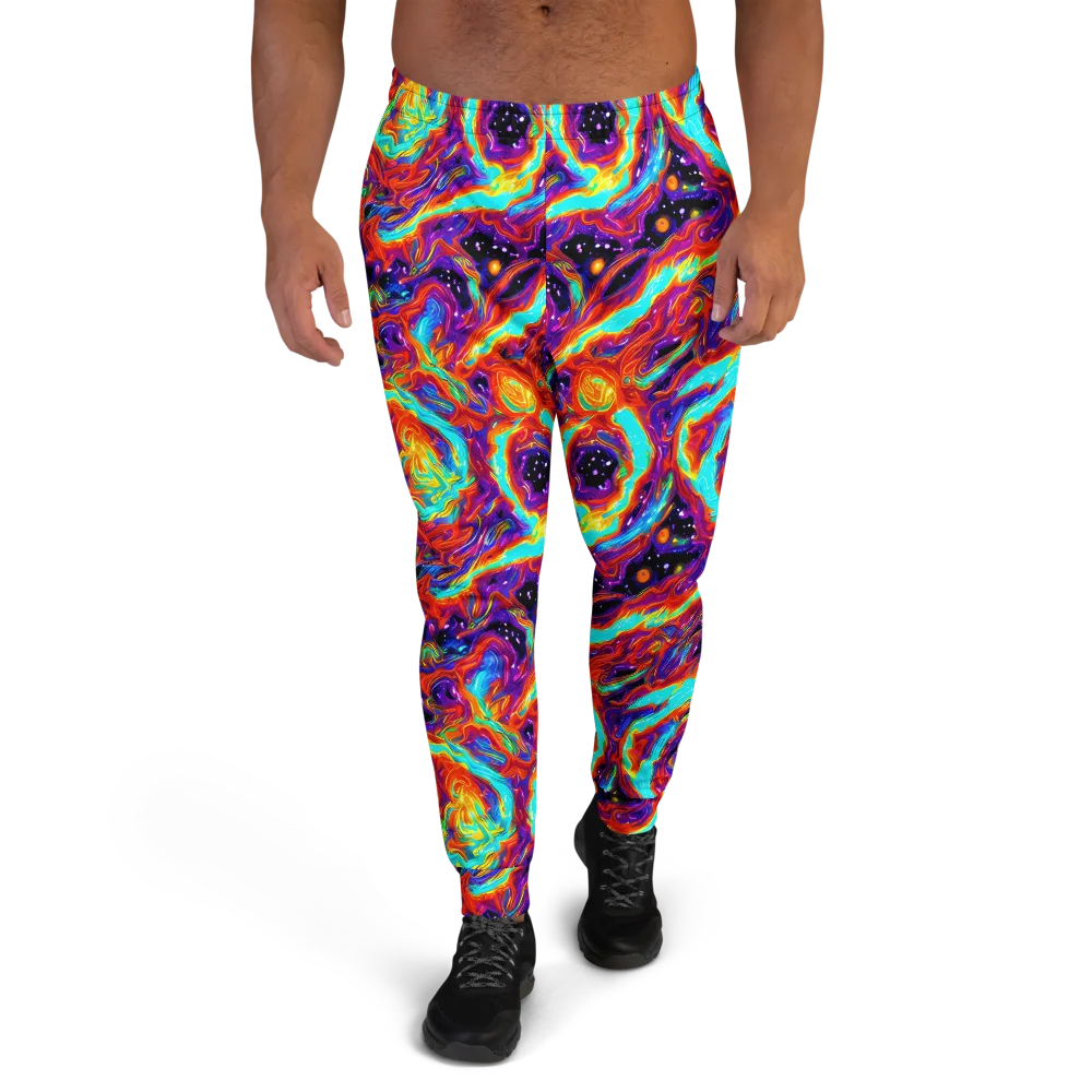 Spectrum On Fire on Men's Joggers — Front