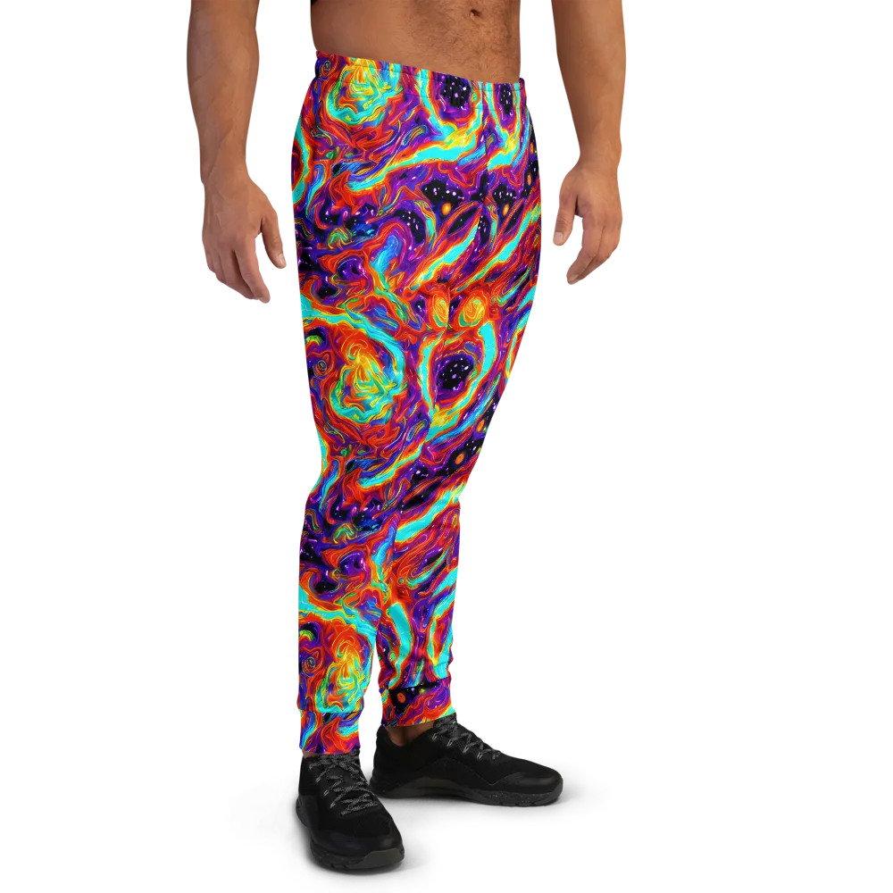 Spectrum On Fire on Men's Joggers — Right