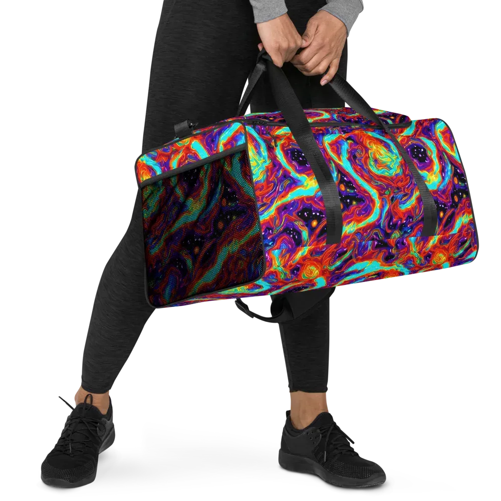 Spectrum On Fire on Duffle Bag — Right Front