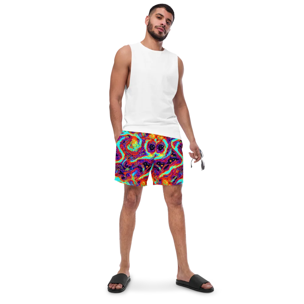 Spectrum On Fire on Swim Trunks — Front