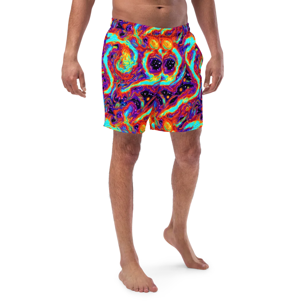 Spectrum On Fire on Swim Trunks — Front