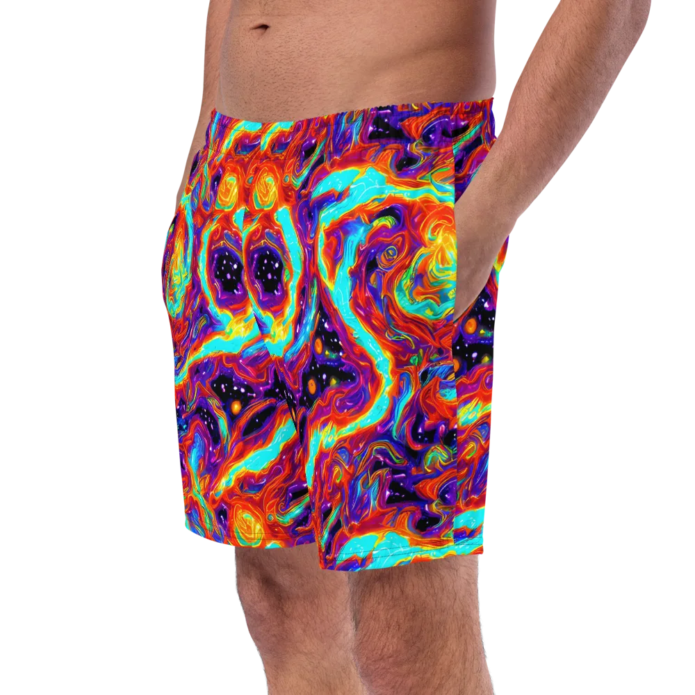 Spectrum On Fire on Swim Trunks — Left Front