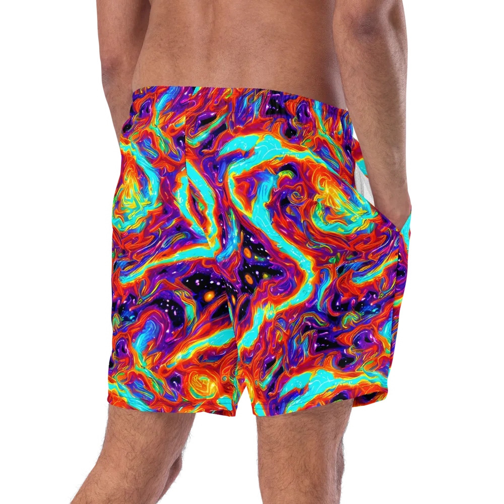 Spectrum On Fire on Swim Trunks — Right Back