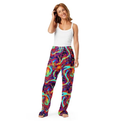 Spectrum On Fire on a Women's Pajama Pants