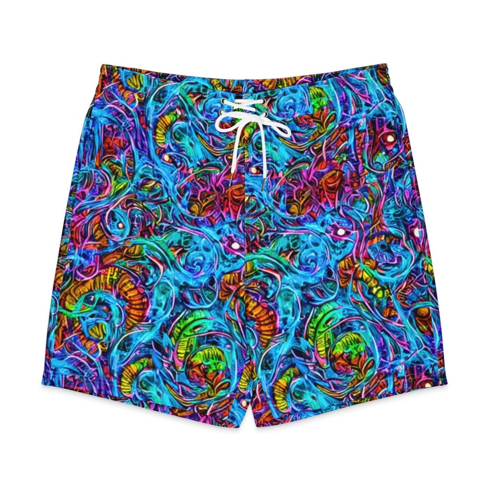 Synthetic Ocean on Men's Board Shorts — Front