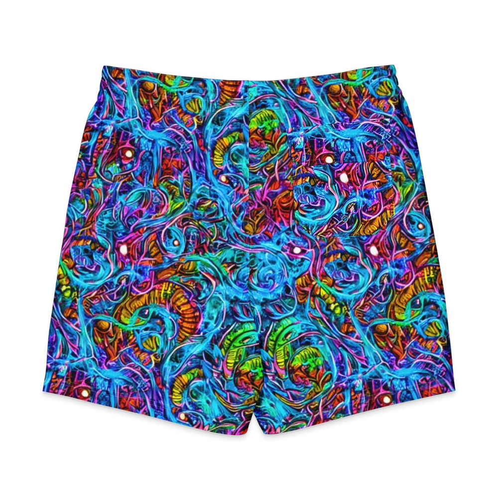 Synthetic Ocean on Men's Board Shorts — Back