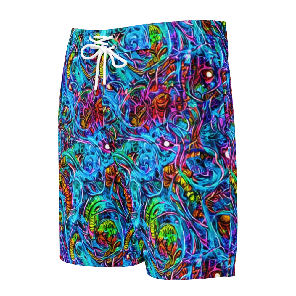 Synthetic Ocean on Men's Board Shorts — Front