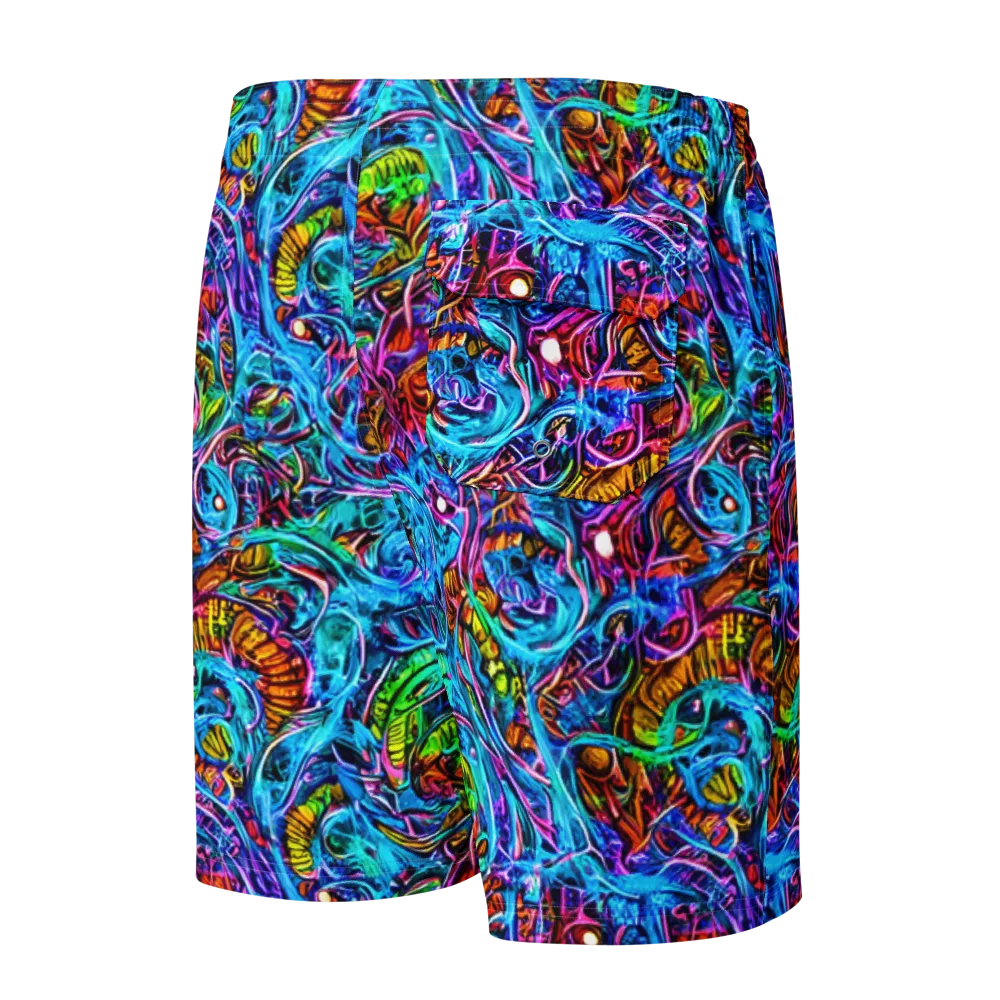 Synthetic Ocean on Men's Board Shorts — Back