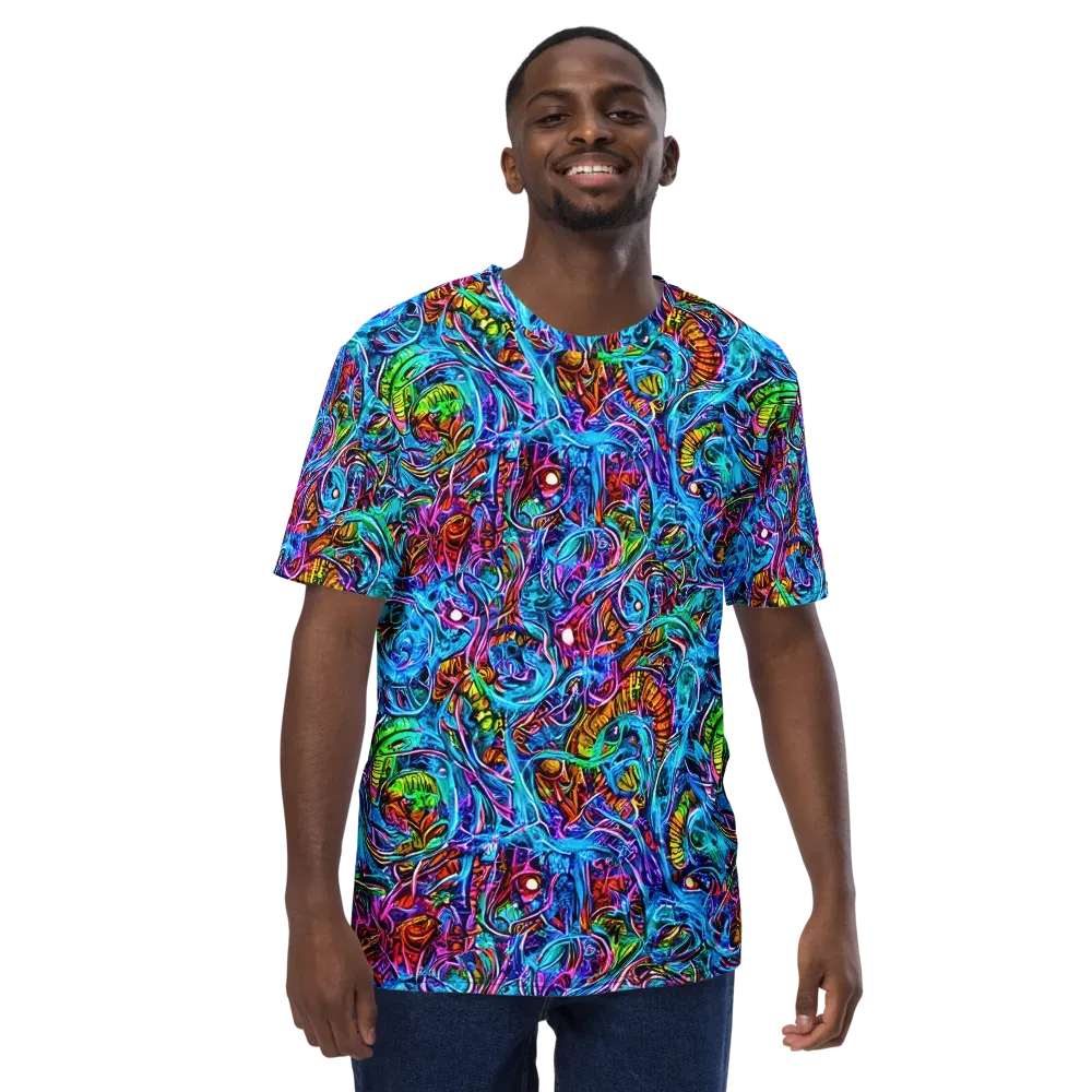 Synthetic Ocean on Men's Crew Neck T-Shirt — Front