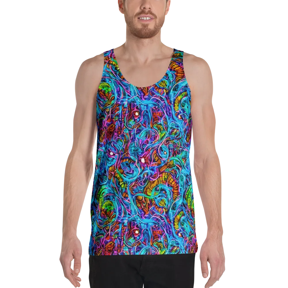 Synthetic Ocean on Men's Tank Top — Front