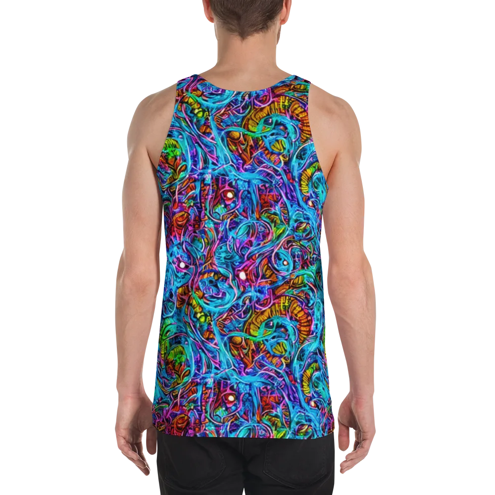 Synthetic Ocean on Men's Tank Top — Back